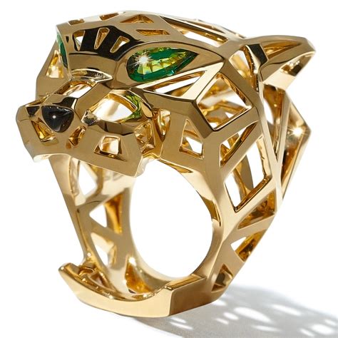 cartier panther gold ring|cartier panther ring men us.